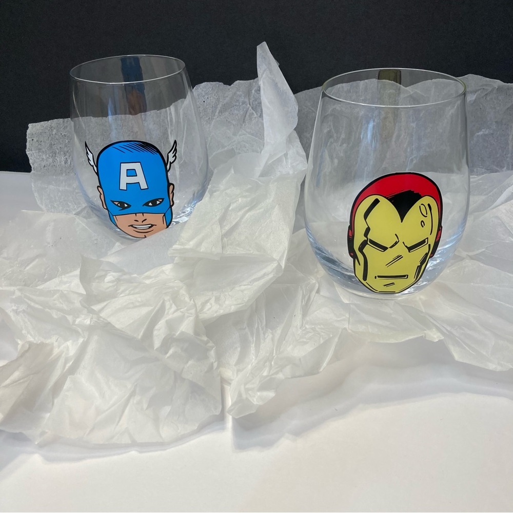 Disney Marvel Heroes Stemless Drinking Glasses - Picture 7 of 10
